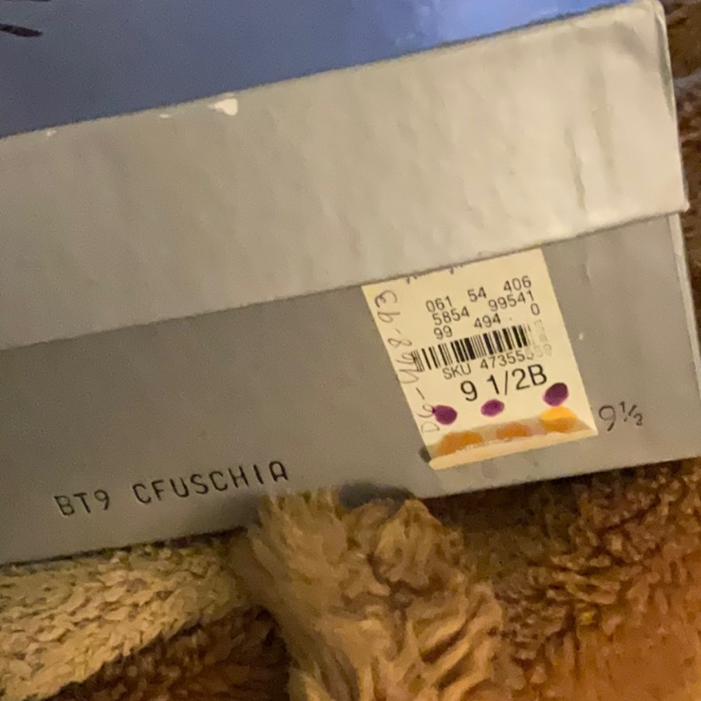 NWT RARE LIMITED EDITION MANOLO BLAHNIK PEARL AND JEWEL PURPLE ORANGE 39.5 9 9.5 - Picture 8 of 8